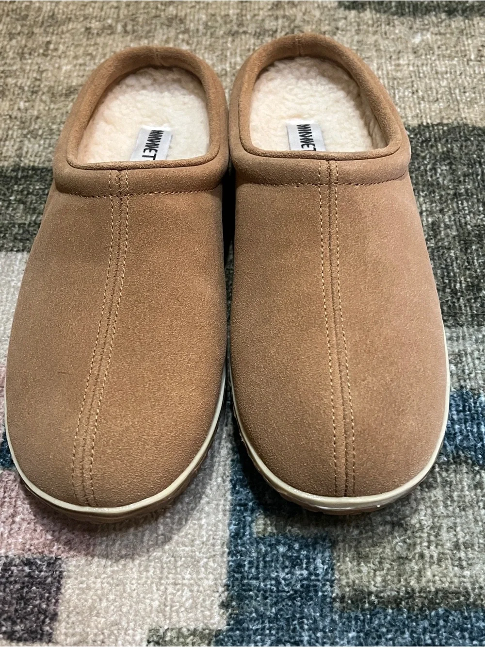 Minnetonka Suede Slipper/Slide On